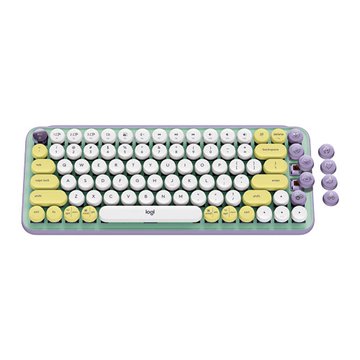 Logitech 羅技 POP KEYS 無線機械式鍵盤(夢幻紫)(福利品出清)