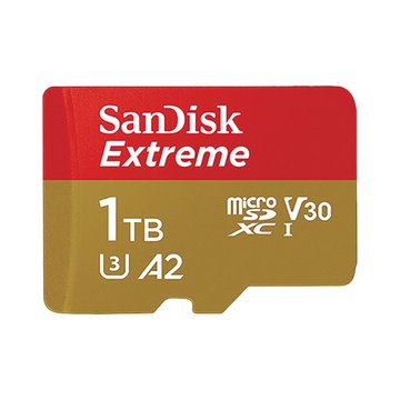 SANDISK Extreme microSD 1TB U3 A2 V30 記憶卡 (公司貨) (讀/寫速度: 190MB/130MB)
