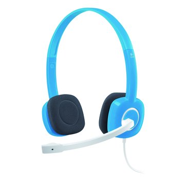 Logitech 羅技 H150 頭戴式耳機麥克風(藍)